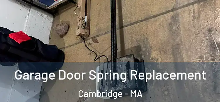  Garage Door Spring Replacement Cambridge - MA